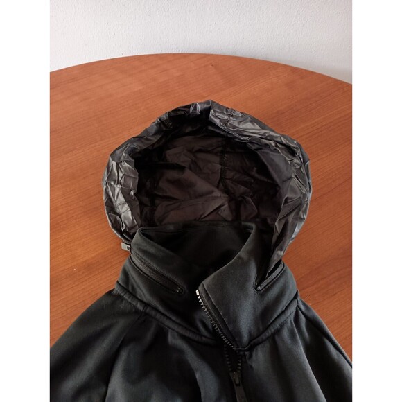 Nike Air Crossover Warm Up Track Jacket Large Hood Black Unisex Full Zip Sweater - Picture 7 of 12